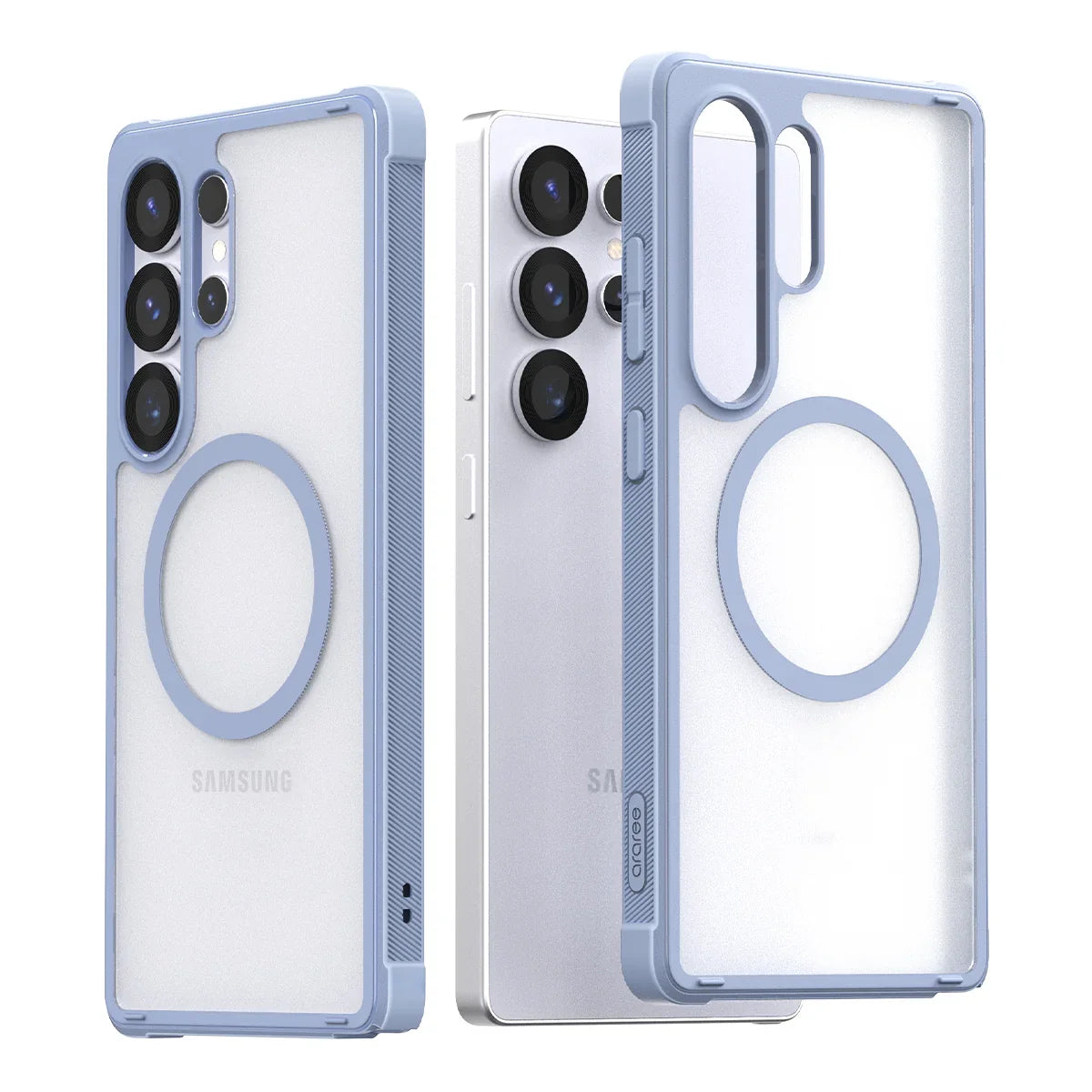 Araree Samsung S25 Ultra Duple Armor Magsafe Case - Stone Blue - Tashqila Araree Samsung S25 Ultra Duple Armor Magsafe Case - Stone Blue - Tashqila